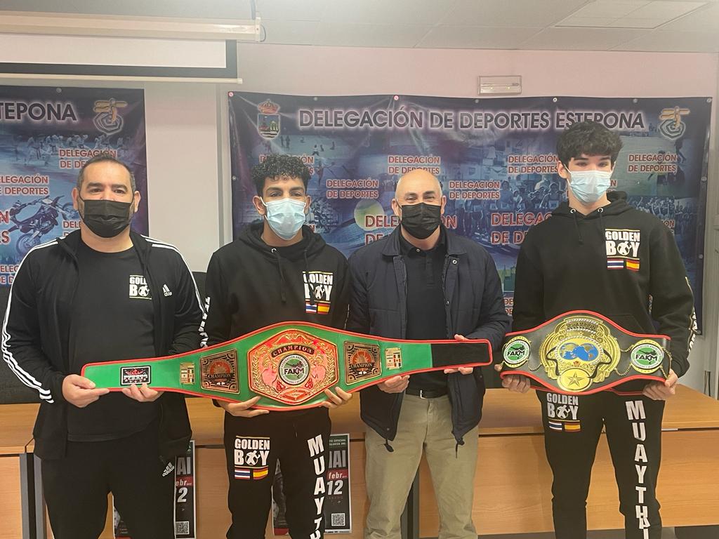 Estepona vivirá el mejor Muaythai en el Campeonato de Andalucía - WhatsApp Image 2022 02 09 at 4.48.43 PM Presentación del Campeonato de Andalucía de Muaythai en Estepona, con Moshin Saksak y Abraham Reposo. / D.MACÍAS