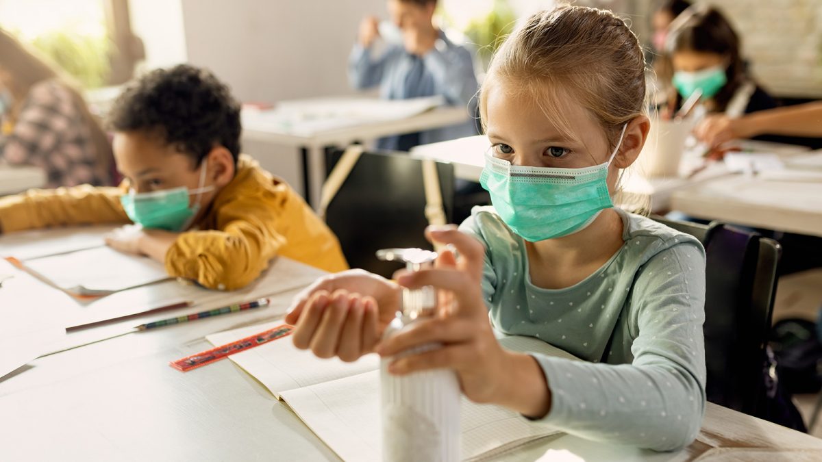 La Junta volverá a evaluar la eliminación de las mascarillas en las aulas: «Aún es prematuro» - Mascarillas en las aulas. Archivo