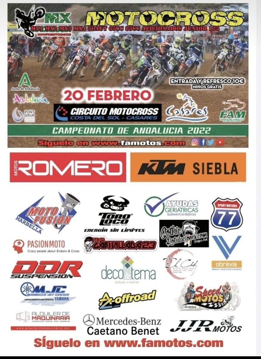 El Campeonato de Andalucía de Motocross vuelve a Casares - image El Campeonato de Andalucía de Motocross vuelve a Casares - image