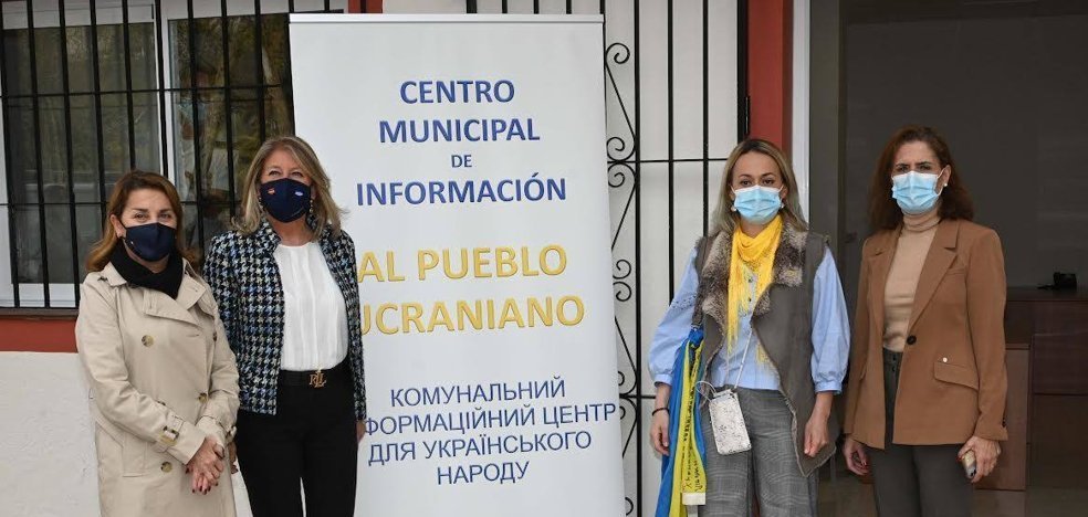 Centro de Información para los ucranianos en Marbella.