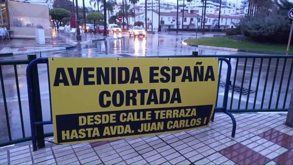 Este próximo lunes comenzarán las obras en la Avenida España de Estepona - Avenida España