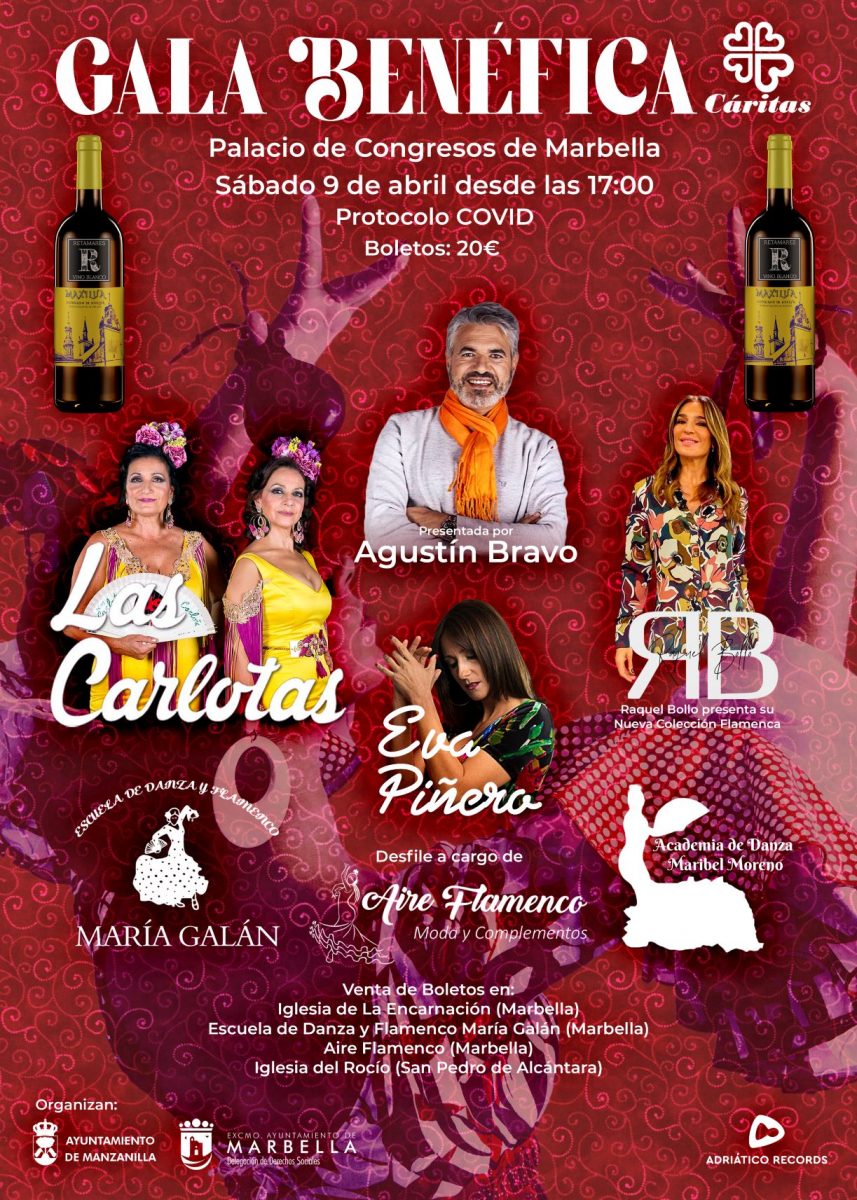 La Gala Flamenca Solidaria a beneficio de Cáritas se celebrará el próximo 9 de abril en Marbella - Gala 1 La Gala Flamenca Solidaria a beneficio de Cáritas se celebrará el próximo 9 de abril en Marbella - Gala 1
