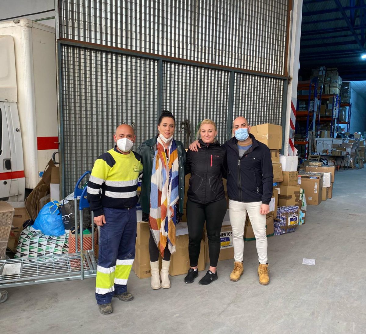 Ya se ha trasladado a Málaga el primer cargamento de Casares con productos para el pueblo ucraniano - Ucrania Casares Ya se ha trasladado a Málaga el primer cargamento de Casares con productos para el pueblo ucraniano - Ucrania Casares