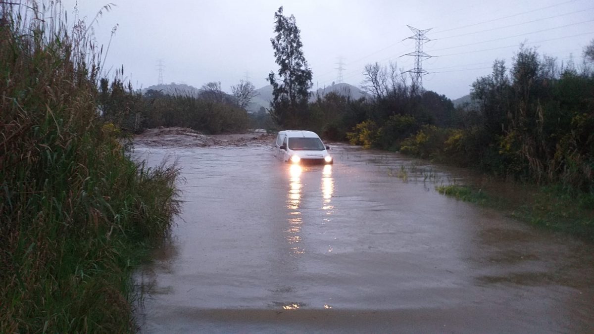Se esperan lluvias torrenciales esta madrugada en la Costa del Sol - rio estepona Se prevén lluvias torrenciales en la provincia de Málaga.