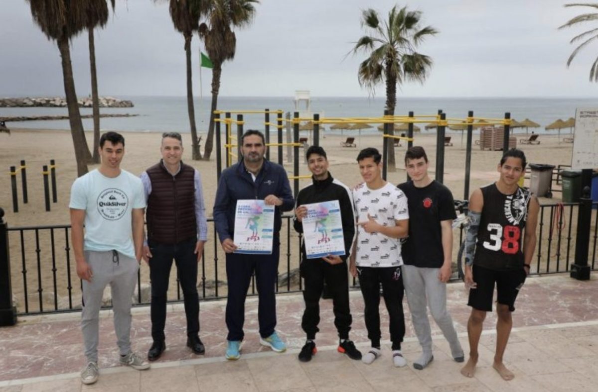 La II Copa Provincial de Calistenia elige Marbella como escenario este sábado - Captura de pantalla 2022 04 11 a las 18.20.15 Presentación de la II Copa Provincial de Calistenia en Marbella.