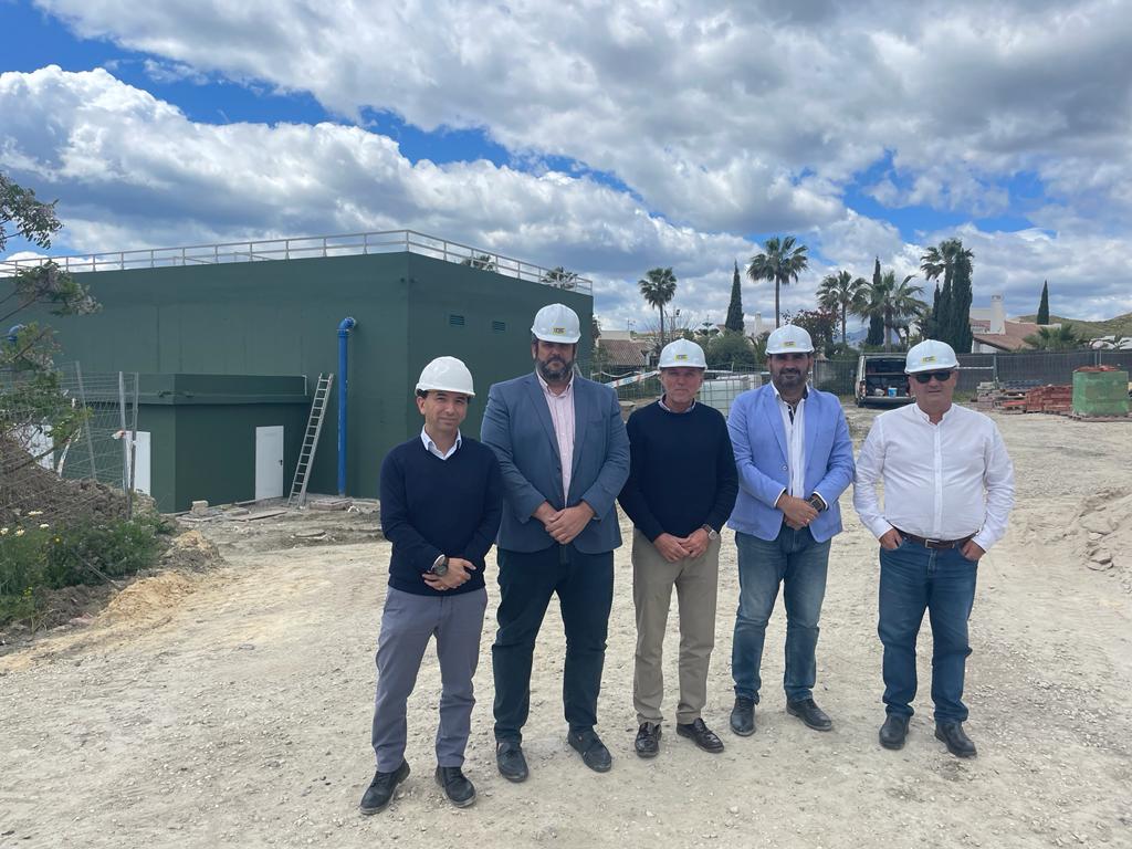 Las obras del depósito de Capanes en Benahavís, al 90% - WhatsApp Image 2022 04 20 at 7.44.19 PM Visita al depósito en Benahavís.