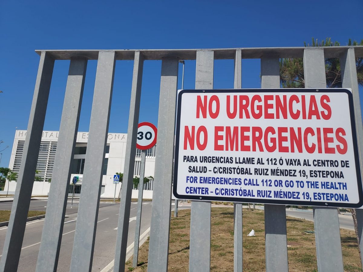 Ni cirugía, ni urgencias ni hospitalización: Así continúa el hospital de Estepona - WhatsApp Image 2022 05 23 at 11.46.41 AM No Urgencias en el Hospital de Alta Resolución de Estepona. / D.MACÍAS