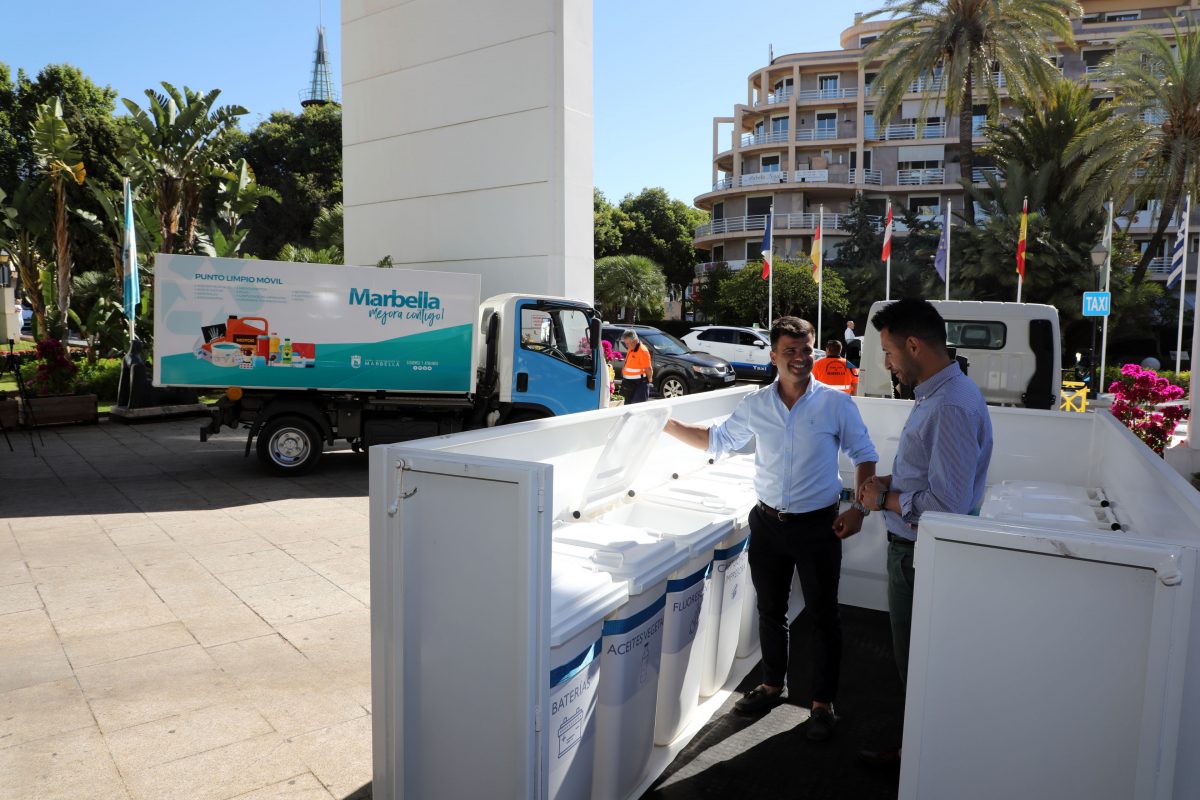 Estos son los 21 puntos limpios móviles con los que cuenta Marbella - 0H3A0213 Nuevos puntos limpios en Marbella.