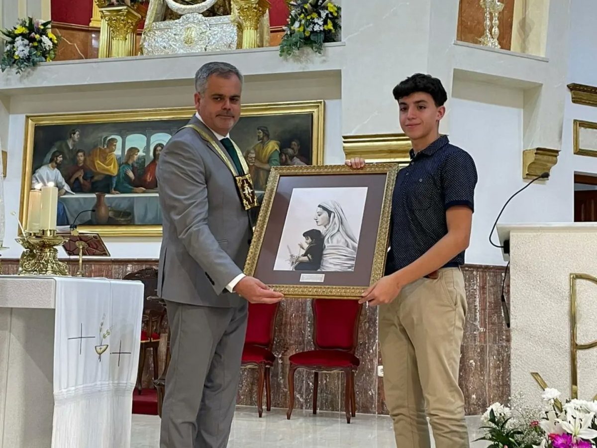 El jerezano Ángel Cala Oliva, autor del novedoso cartel de las fiestas de Ntra. Sra. del Carmen Coronada - Presentacion cartel 2 El jerezano Ángel Cala Oliva, autor del novedoso cartel de las fiestas de Ntra. Sra. del Carmen Coronada - Presentacion cartel 2