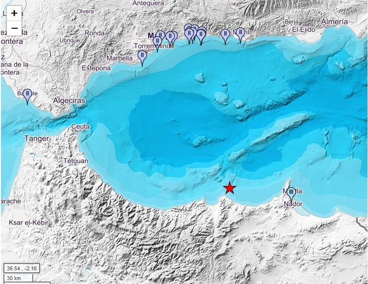 Un terremoto de 4.4 grados sacude las provincias de Málaga y Cádiz - terremoto 2 Un terremoto de 4.4 grados sacude las provincias de Málaga y Cádiz - terremoto 2