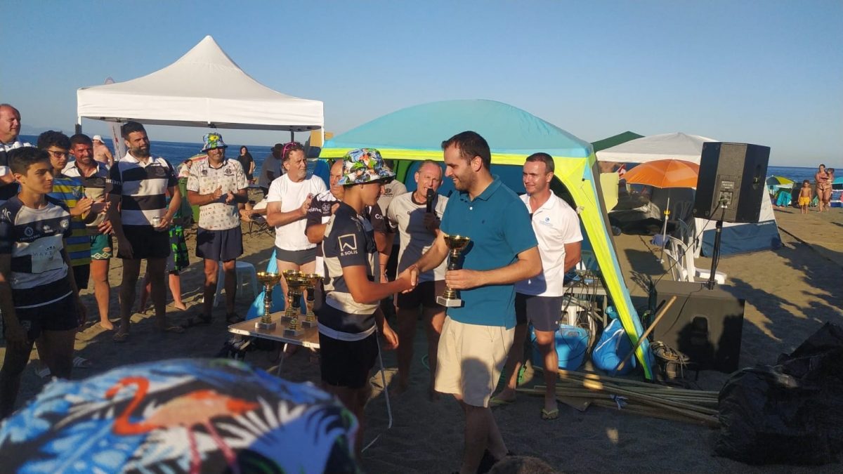 Las series españolas de Rugby Beach 5 se han celebrado este año en Manilva - 293321405 3102350763411728 79215780501426657 n Entrega de premios
