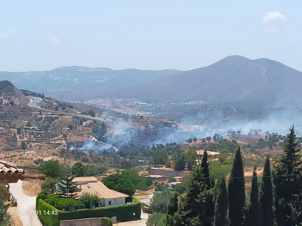 Declarado un nuevo incendio en Mijas en apenas tres días - Incendio Mijas Declarado un nuevo incendio en Mijas en apenas tres días - Incendio Mijas