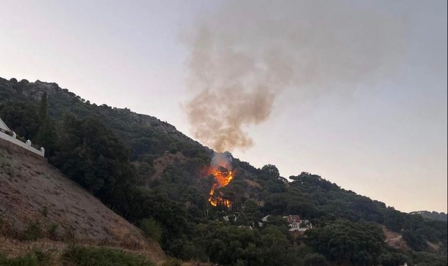 Cuatro grupos de bomberos forestales luchan contra un nuevo fuego en Casares - 299961396 10162509667491679 1448155750036388905 n e1660765747116 Nuevo incendio en Casares. / Ashleigh McCartney