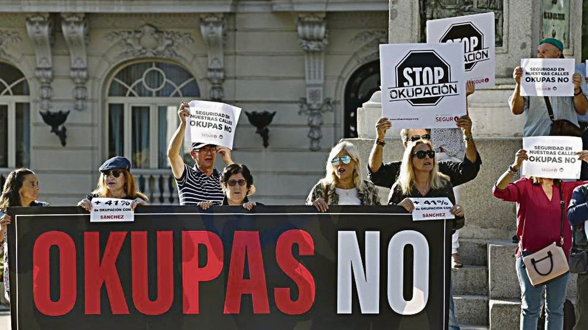 Los propietarios se manifiestarán en Málaga contra la inseguridad jurídica y la okupación - 2022092500160036841 Protesta anti okupas en Madrid.