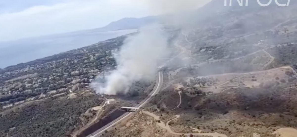 Marbella se blinda ante los incendios: nuevo plan de emergencia para el verano - Captura de Pantalla 2022 09 07 a las 18.47.22 Incendio en el Paraje Elviria en Marbella.
