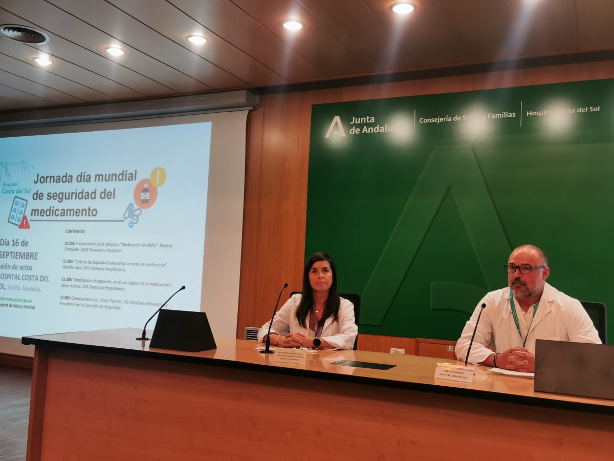 El Hospital Costa del Sol celebra el Día Mundial de Seguridad del Medicamento - FOTO NOTA DE PRENSA JORNADA SEGURIDAD MEDICAMENTO HCS El Hospital Costa del Sol celebra el Día Mundial de Seguridad del Medicamento - FOTO NOTA DE PRENSA JORNADA SEGURIDAD MEDICAMENTO HCS