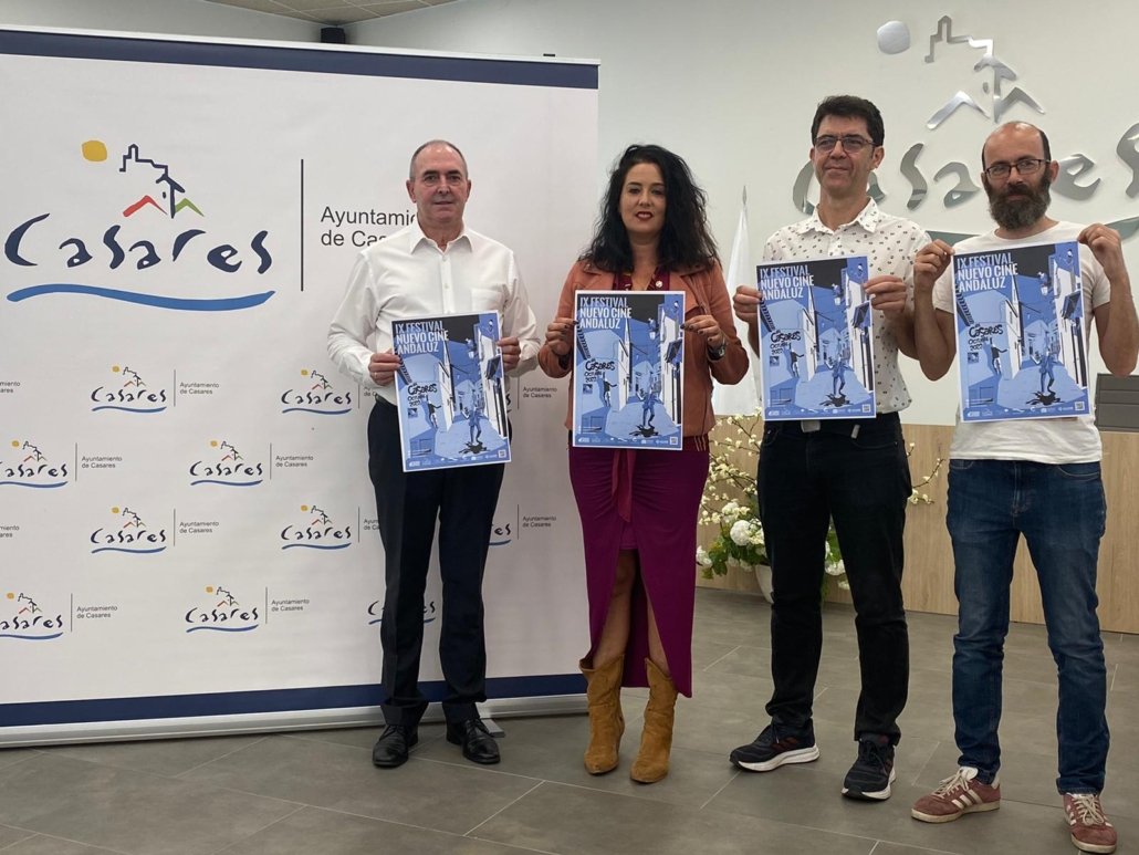 Casares se convertirá en la capital del cine andaluz del 3 al 8 de octubre - Presentacion IX Festival Nuevo Cine Andaluz Casares 3 1030x773 1 Presentación de la novena edición del Festival Nuevo Cine Andaluz de Casares.