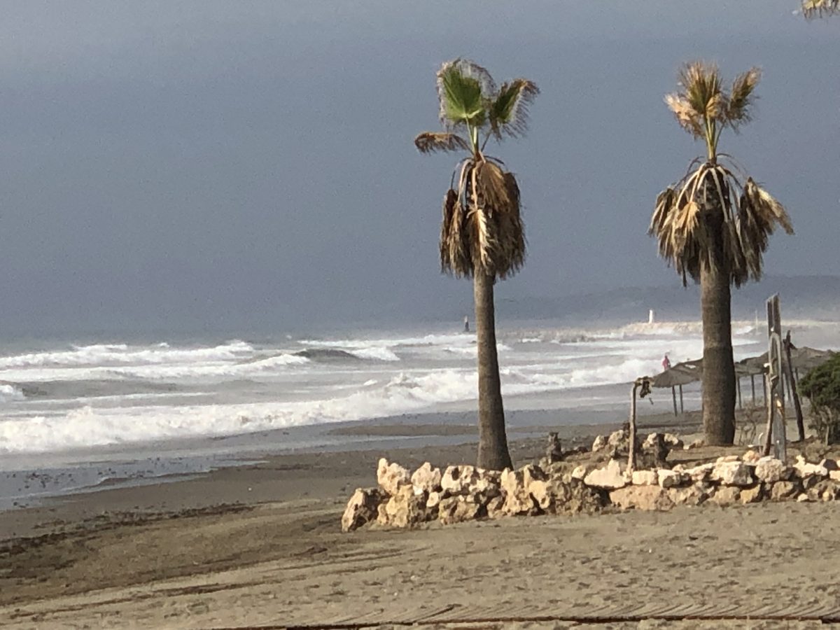 'Juan' descarga casi 24 litros sobre el pantano de la Concepción - temporal 4 viento