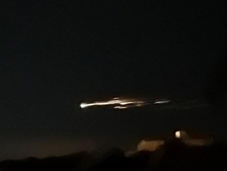 Un meteorito se deja ver en gran parte de Andalucía - Meteorito Un meteorito se deja ver en gran parte de Andalucía - Meteorito