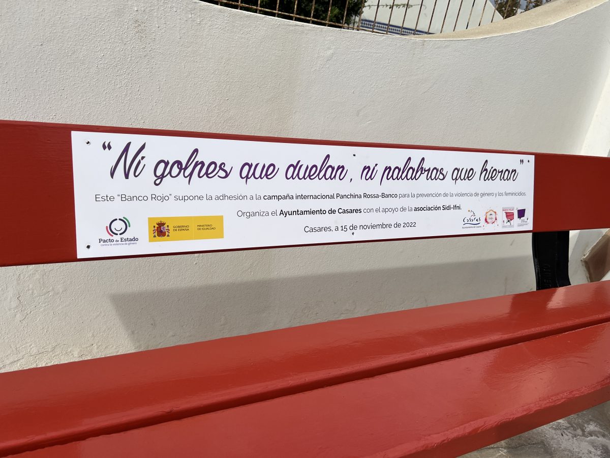 Bancos rojos en la lucha contra la violencia machista: la iniciativa mundial a la que se suma Casares - 4F3C8BB3 EF75 4128 BB13 A07A65C3C6FF Bancos rojos en la lucha contra la violencia machista: la iniciativa mundial a la que se suma Casares - 4F3C8BB3 EF75 4128 BB13 A07A65C3C6FF