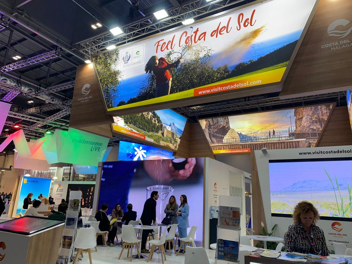 La Costa del Sol, el destino favorito para los turistas británicos - WhatsApp Image 2022 11 08 at 6.28.09 PM Una imagen del stand de la Costa del Sol en la World Travel Market. / Rubén García