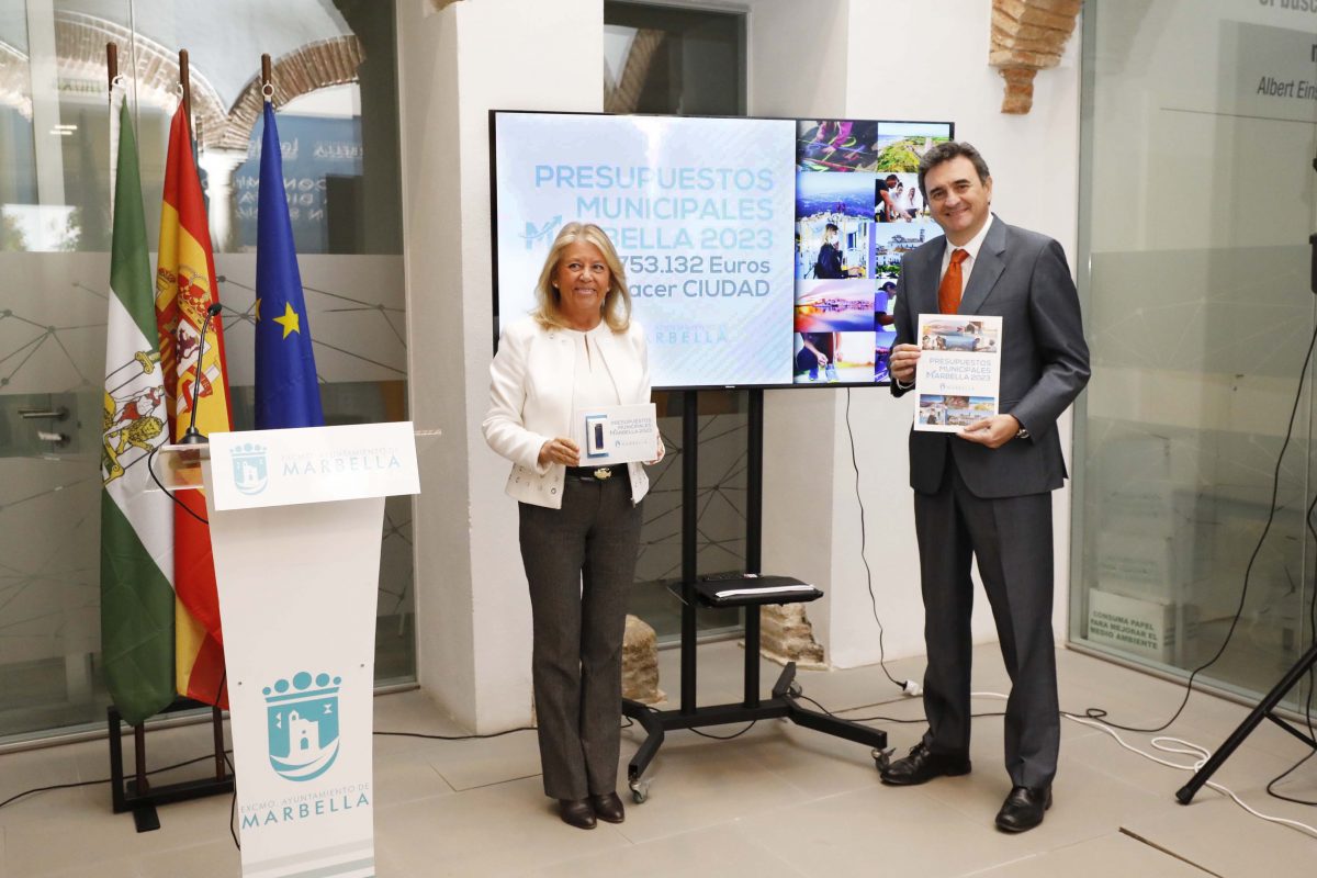 Superávit de 2,5 millones de euros en los Presupuestos municipales de Marbella para 2023 - TGM9376r Superávit de 2,5 millones de euros en los Presupuestos municipales de Marbella para 2023 - TGM9376r