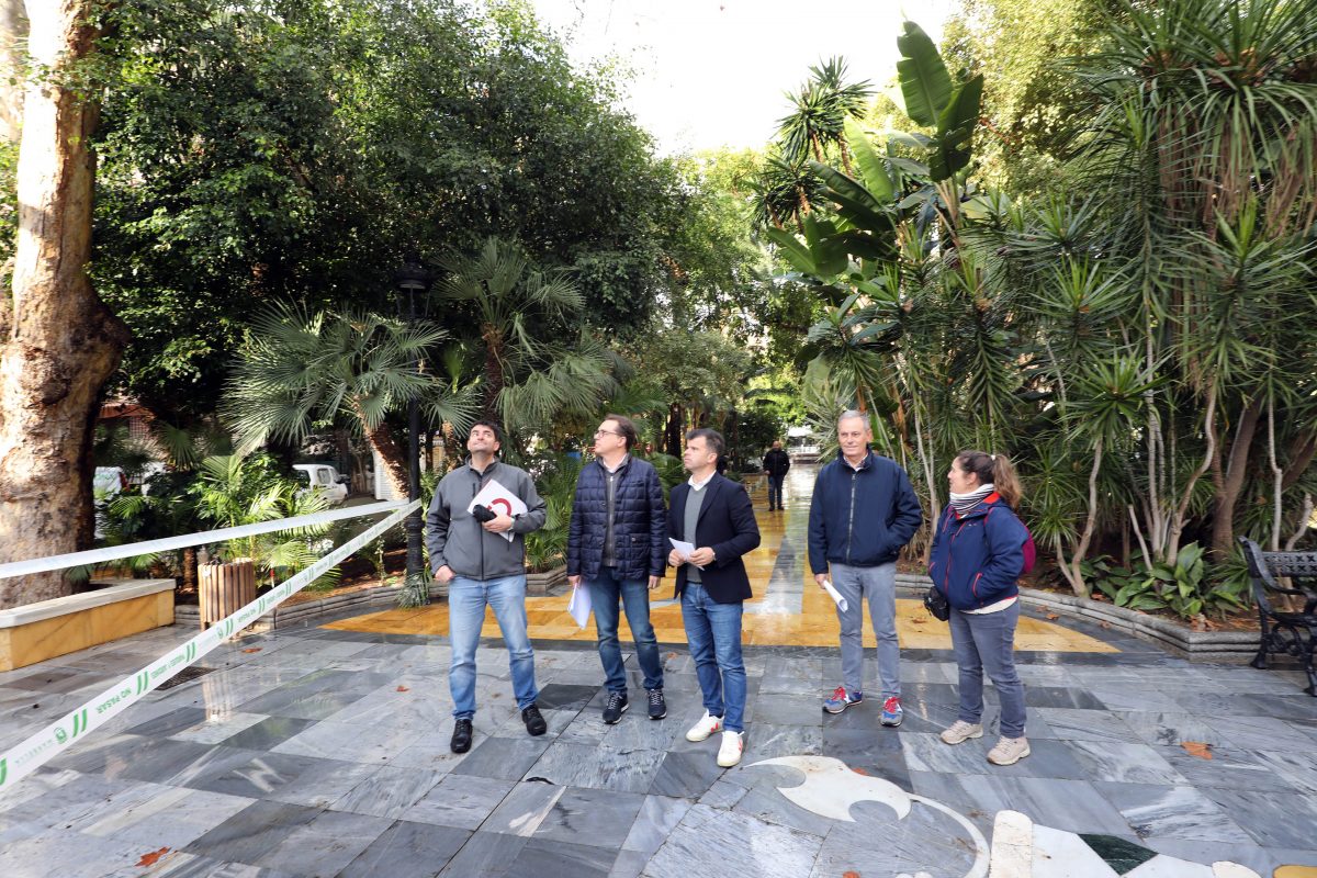 El Paseo de la Alameda experimentará una remodelación integral - 0H3A2393 Visita a la Alameda donde se está haciendo la remodelación.