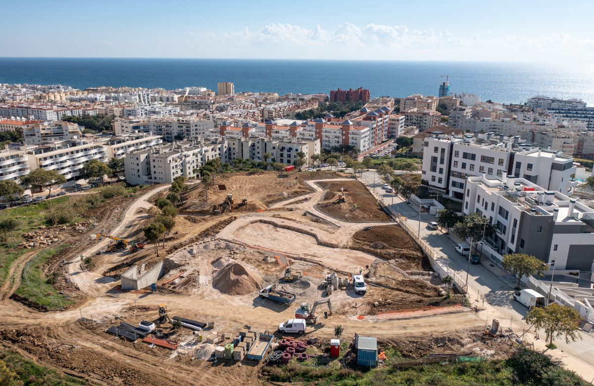 Estepona dota a la ciudad de un nuevo pulmón verde en Las Mesas - OBRAS PARQUE DE LAS MESAS Estepona dota a la ciudad de un nuevo pulmón verde en Las Mesas - OBRAS PARQUE DE LAS MESAS