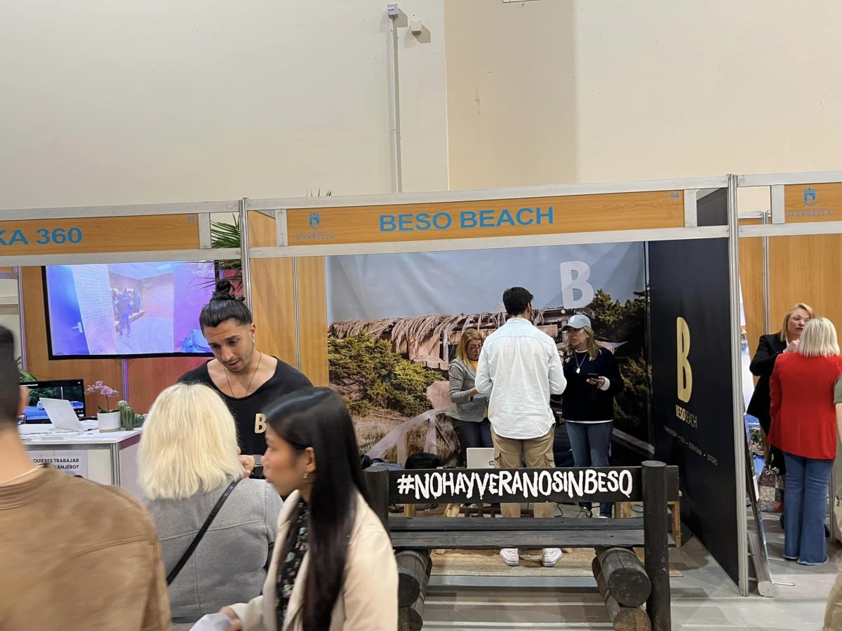 Beso Beach, Villa Padierna, Dani García, Trocadero buscan nuevos empleados: Estas son las ofertas - 335394538 249786207391318 357809648964459310 n Stand de Beso Beach en la Feria de Empleo de Marbella. / D.MACÍAS