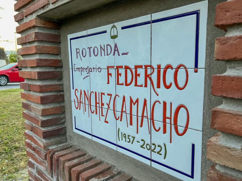 Benalmádena rinde homenaje al empresario Federico Sánchez Camacho - rotonda 3 Benalmádena rinde homenaje al empresario Federico Sánchez Camacho - rotonda 3