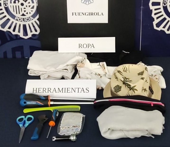 Detenidos en Fuengirola dos integrantes de una de las redes criminales más activas en robos en domicilios - 20230807 Foto efectos intervenidos e1691417044461 Detenidos en Fuengirola dos integrantes de una de las redes criminales más activas en robos en domicilios - 20230807 Foto efectos intervenidos e1691417044461