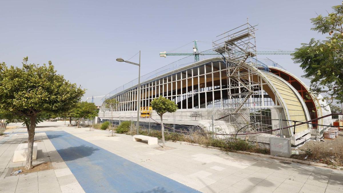 La obra del pabellón polideportivo de San Pedro llega al 70% de su ejecución - IMG 0546 La obra del pabellón polideportivo de San Pedro llega al 70% de su ejecución - IMG 0546