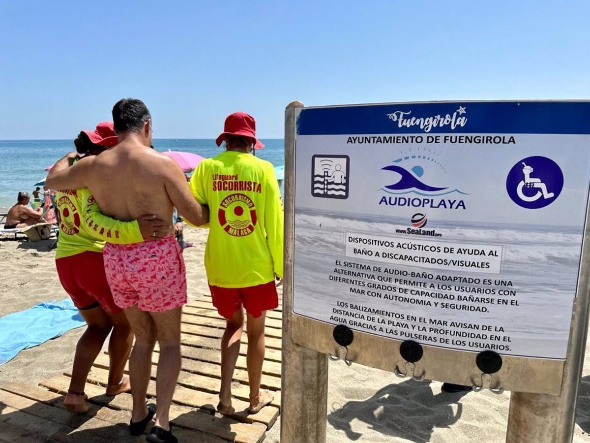 Las Gaviotas en Fuengirola, la audioplaya diseñada para invidentes - Playas Fuengirola Las Gaviotas en Fuengirola, la audioplaya diseñada para invidentes - Playas Fuengirola