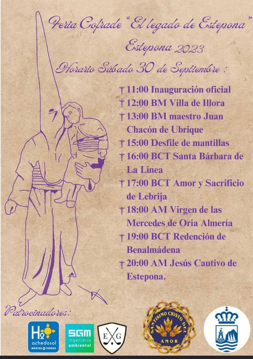 La Hermandad del Cristo del Amor organiza la Feria Cofrade ‘El legado de Estepona’ - 9f68e4d2 19f6 4edb bf5c 2e0028c5b76f La Hermandad del Cristo del Amor organiza la Feria Cofrade ‘El legado de Estepona’ - 9f68e4d2 19f6 4edb bf5c 2e0028c5b76f