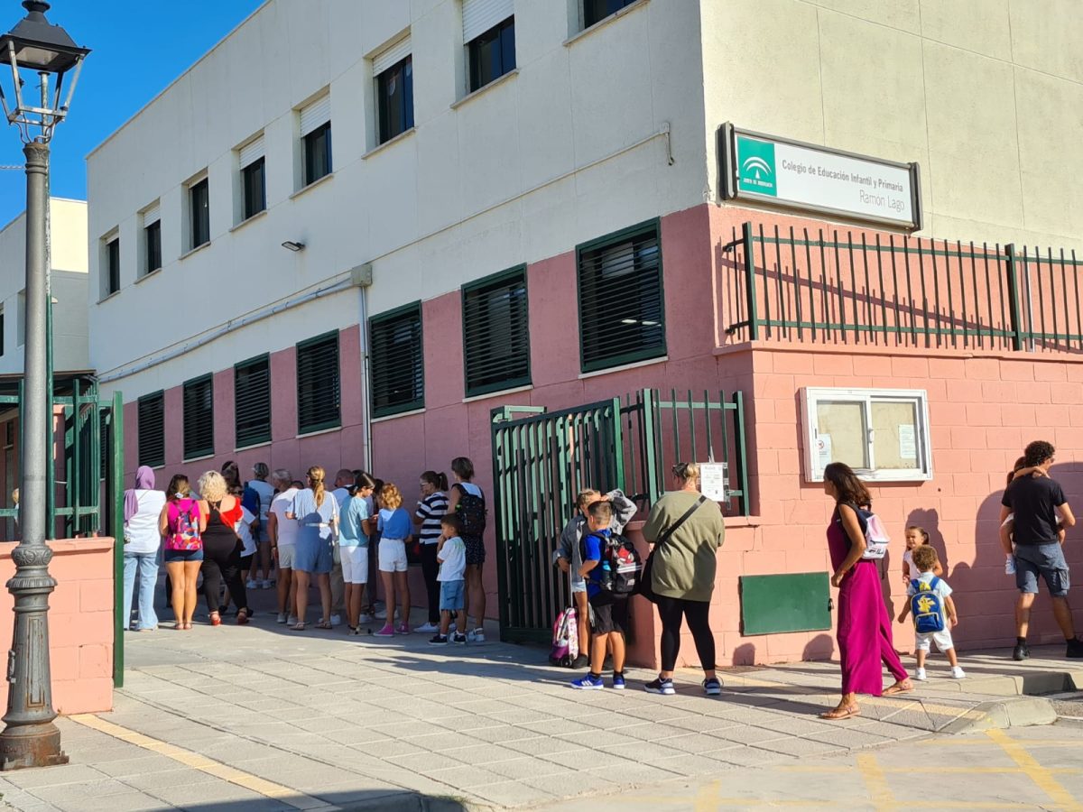 Un comienzo escolar agridulce en Cancelada: "Necesitamos una ampliación urgentemente" - WhatsApp Image 2023 09 11 at 11.24.51 Primer día de cole en Ramón Lago, Cancelada. / ÁREA