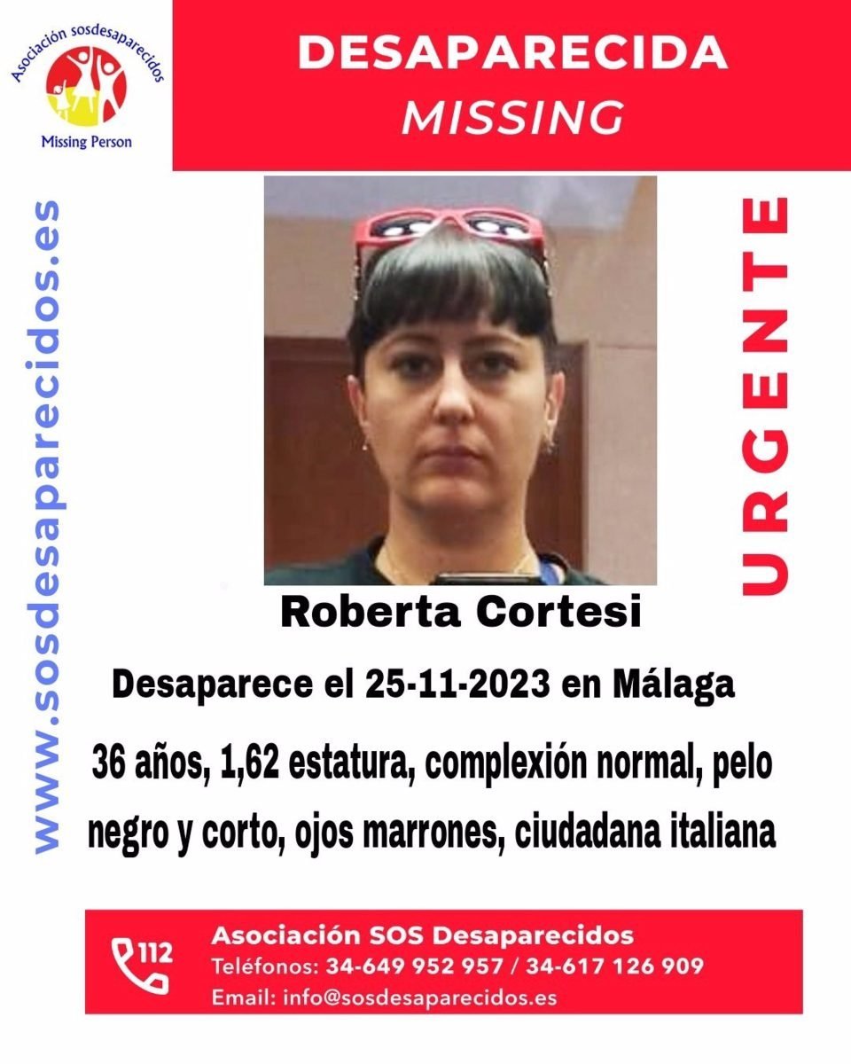 Buscan a una mujer italiana y a un ciudadano ucraniano, desaparecidos en Málaga y Marbella - Roberta bruto Buscan a una mujer italiana y a un ciudadano ucraniano, desaparecidos en Málaga y Marbella - Roberta bruto