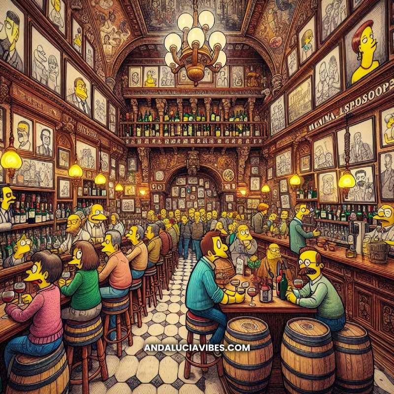 ¿Cómo sería un capítulo de Los Simpsons en la Costa del Sol? - simpson pimpi bar malaga andalucia vibes com 1 ¿Cómo sería un capítulo de Los Simpsons en la Costa del Sol? - simpson pimpi bar malaga andalucia vibes com 1