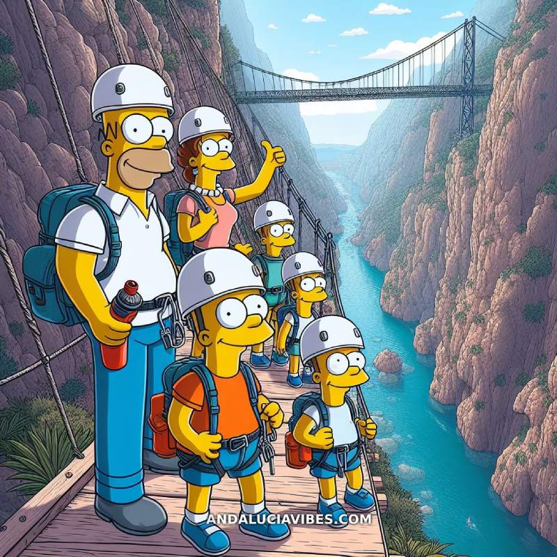 ¿Cómo sería un capítulo de Los Simpsons en la Costa del Sol? - simpsons caminito rey malaga andaluciavibes com 1 ¿Cómo sería un capítulo de Los Simpsons en la Costa del Sol? - simpsons caminito rey malaga andaluciavibes com 1