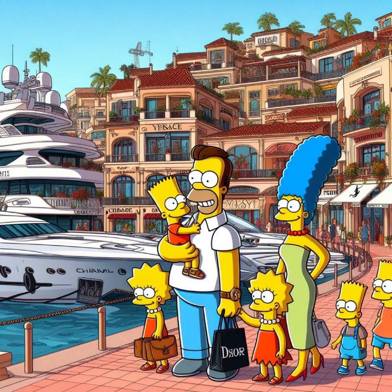 ¿Cómo sería un capítulo de Los Simpsons en la Costa del Sol? - simpsons paseo puerto banus marbella malaga andaluciavibes com2 1 ¿Cómo sería un capítulo de Los Simpsons en la Costa del Sol? - simpsons paseo puerto banus marbella malaga andaluciavibes com2 1