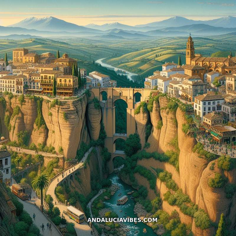¿Cómo sería un capítulo de Los Simpsons en la Costa del Sol? - simpsons paseo ronda malaga andaluciavibes com2 1 ¿Cómo sería un capítulo de Los Simpsons en la Costa del Sol? - simpsons paseo ronda malaga andaluciavibes com2 1