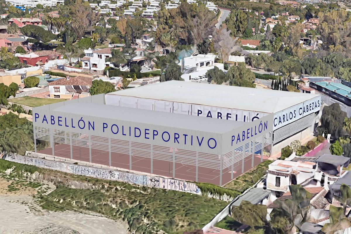 Marbella construirá una cubierta para la pista exterior del Polideportivo Municipal 'Carlos Cabezas' - F Proyecto 8192x4368 1 Polideportivo Carlos Cabezas de Marbella.