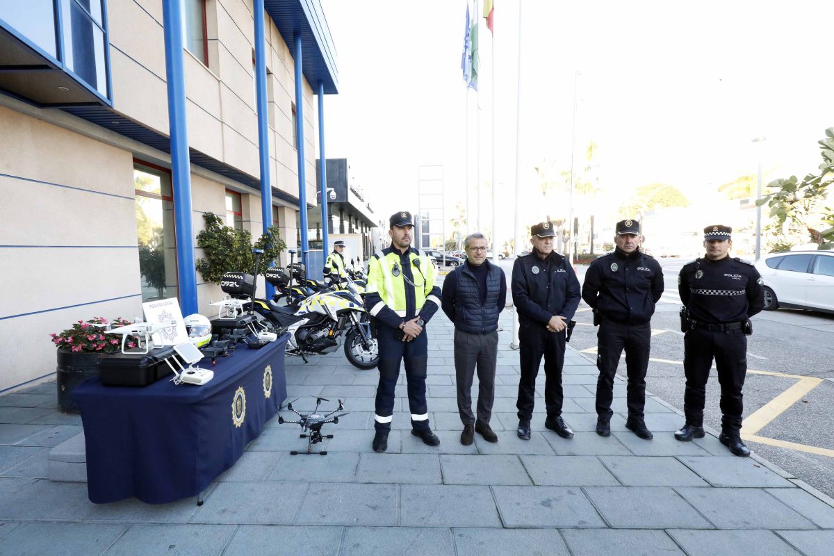 La Policía Local de Marbella se refuerza con cinco nuevas motos y dos drones de última generación - TGM0761 La Policía Local de Marbella se refuerza con cinco nuevas motos y dos drones de última generación - TGM0761