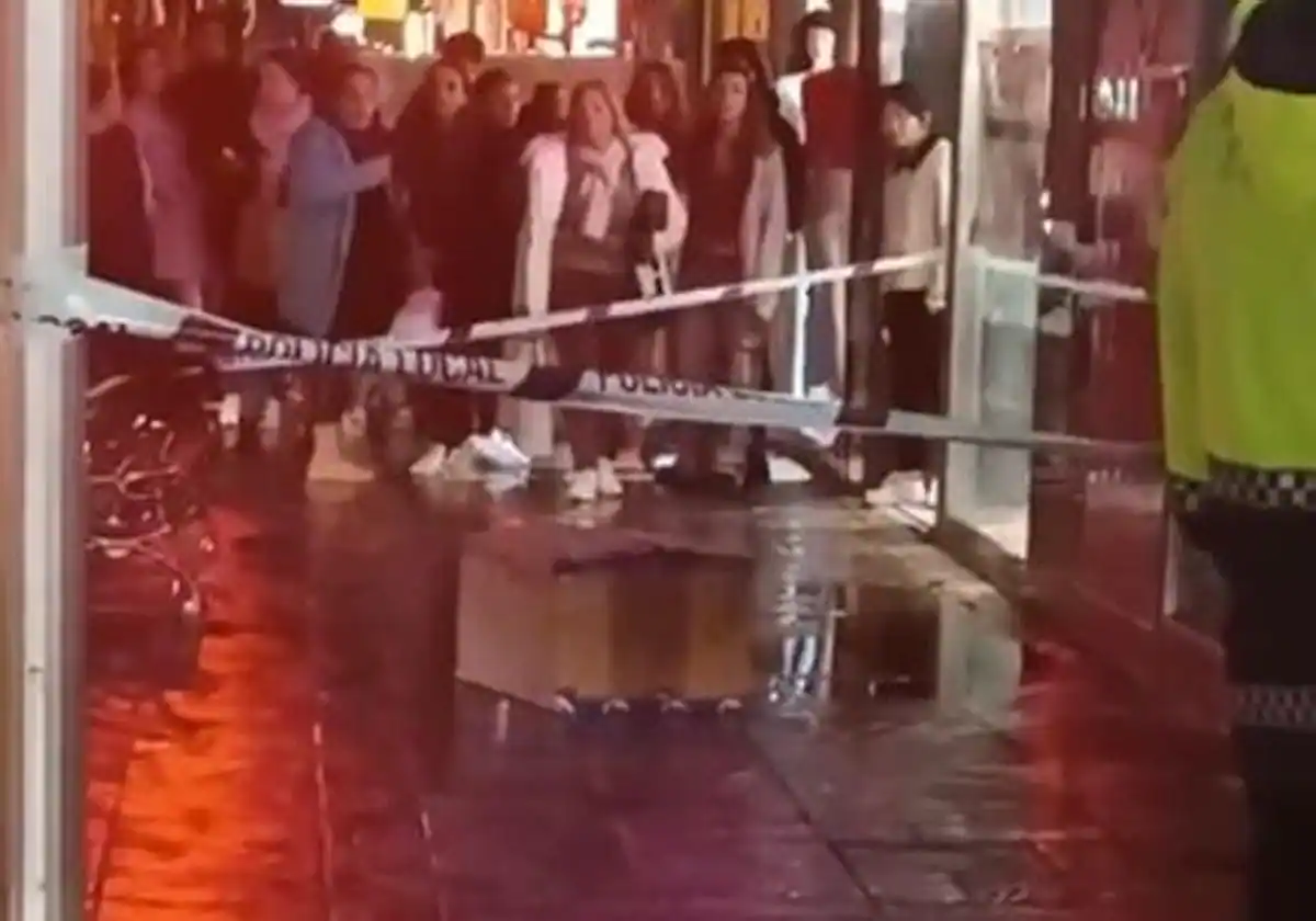 Denuncian la muerte de un perro en Fuengirola al electrocutarse por pisar un charco en plena calle - perro kDy U2101294184945QqC 1200x840@Diario Sur Charco en el centro de Fuengirola. / 'Fuengirola Se Queja'