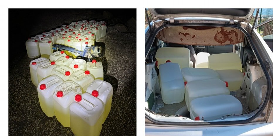 Localizan un vehículo con garrafas de gasolina para el narcotráfico en Manilva - 422002297 771189081711702 683359192600389674 n 1 Incautación de un vehículo con garrafas de gasolina.