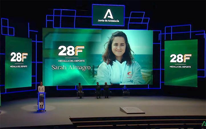 La marbellí Sarah Almagro, Medalla de Andalucía del Deporte, orgullosa con su reconocimiento - Sarah Almagro Medalla La marbellí Sarah Almagro, Medalla de Andalucía del Deporte, orgullosa con su reconocimiento - Sarah Almagro Medalla
