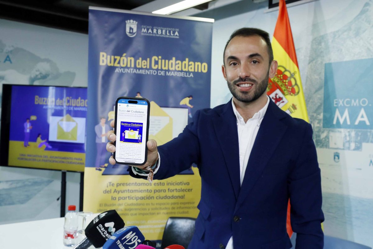 ¿Tienes alguna inquietud o sugerencia en Marbella? Ahora puedes enviarlo a través del buzón del ciudadano - TGM4238 Concejal presenta la campaña del buzón del ciudadano en Marbella.