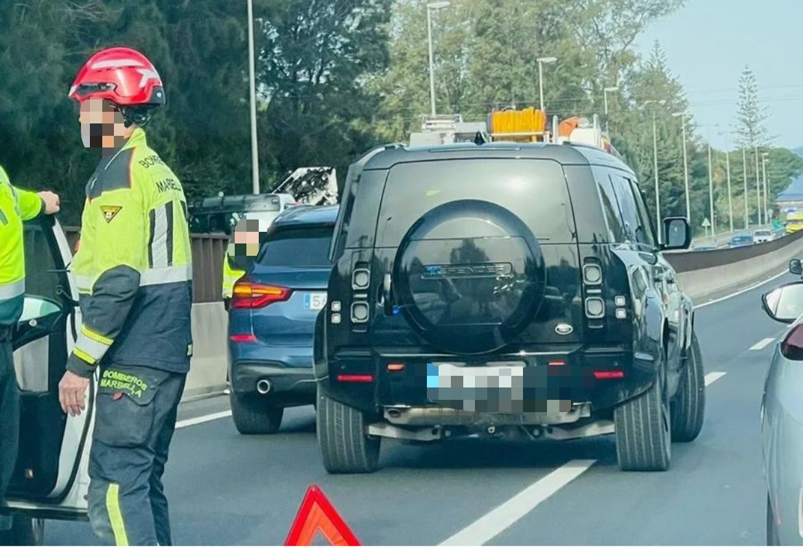 Un accidente en la A-7 en Marbella provoca retenciones kilométricas en hora punta - WhatsApp Image 2024 03 13 at 11.41.54