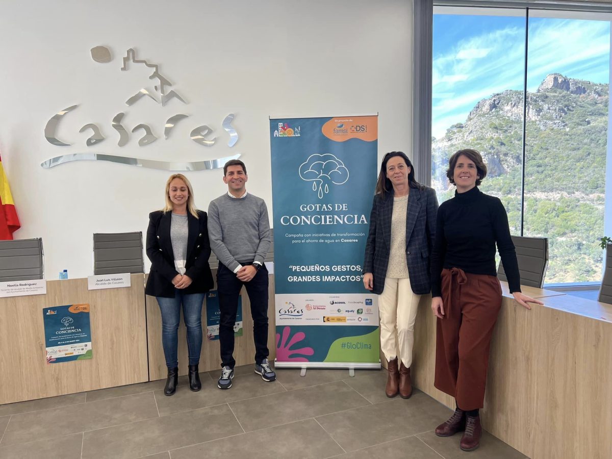 El Ayuntamiento de Casares presenta “Gotas de Conciencia”, una campaña sobre el ahorro del agua - sequia casares Campaña `Gotas de conciencia’, Casares.