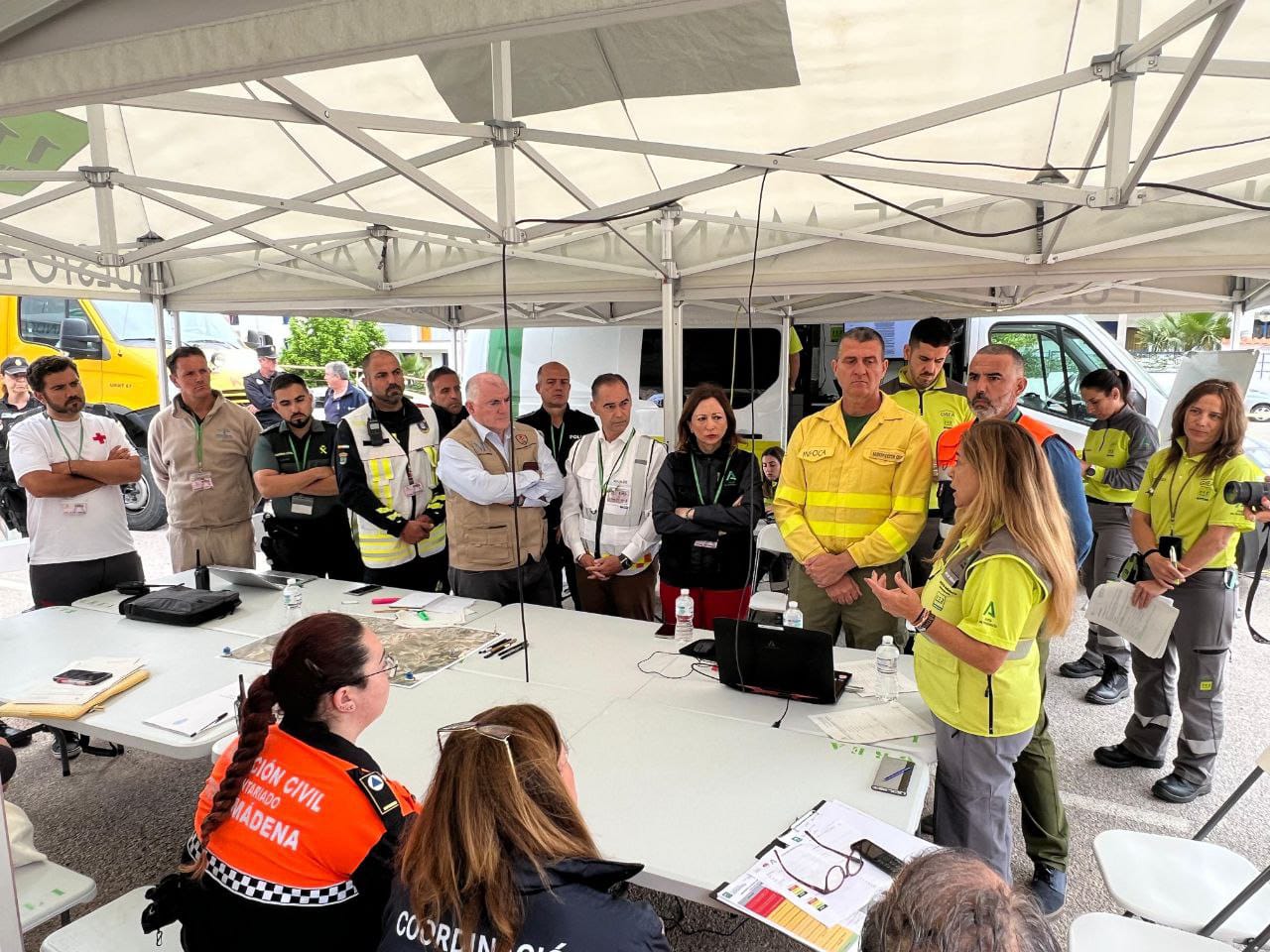 Más de 200 efectivos contraincendios, desplegados en Benalmádena por un simulacro - PMA 01 Más de 200 efectivos contraincendios, desplegados en Benalmádena por un simulacro - PMA 01
