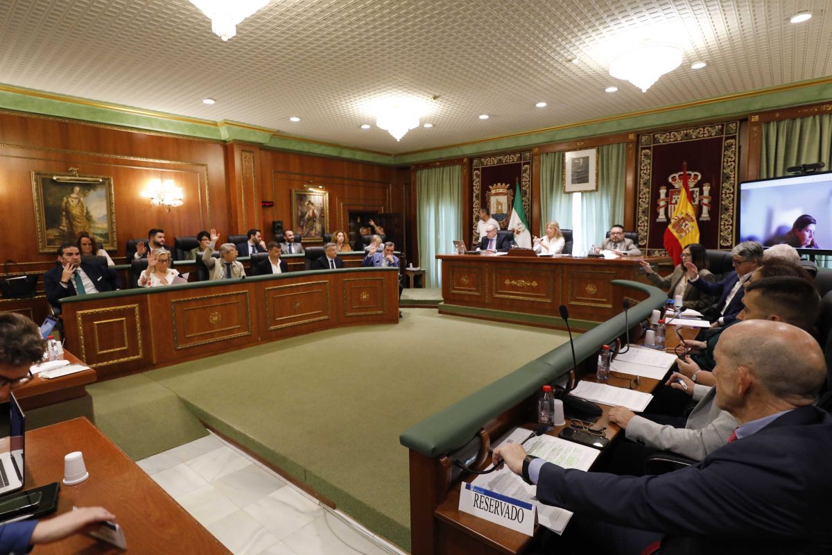 El Pleno de Marbella acuerda pedir al gobierno la ejecución de la sentencia sobre el fraccionamiento del pago de la deuda en casos de corrupción - TGM6509 Pleno Ayuntamiento de Marbella.
